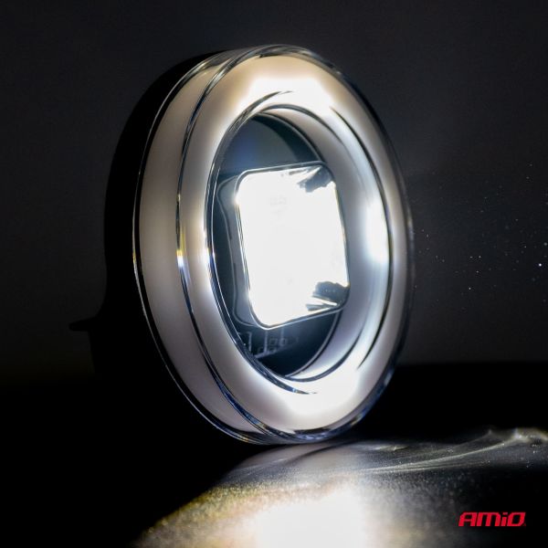 ΠΡΟΒΟΛΕΑΣ ΕΡΓΑΣΙΑΣ ΣΤΡΟΓΓΥΛΟΣ LED 45W 9-36V 8.000lm 6.500K AWL58 AMIO - 1 ΤΕΜ.