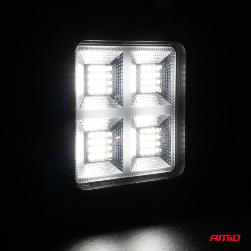 Amio - ΠΡΟΒΟΛΕΑΣ ΕΡΓΑΣΙΑΣ ΤΕΤΡΑΓΩΝΟΣ LED 68W 9-36V 8.000lm 6.500K AWL59 - 1 ΤΕΜ. (04200/AM)