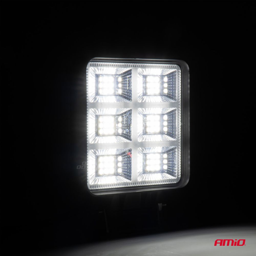 Amio - ΠΡΟΒΟΛΕΑΣ ΕΡΓΑΣΙΑΣ ΤΕΤΡΑΓΩΝΟΣ LED 69W 9-36V 7.200lm 6.500K AWL60 - 1 ΤΕΜ. (04201/AM)