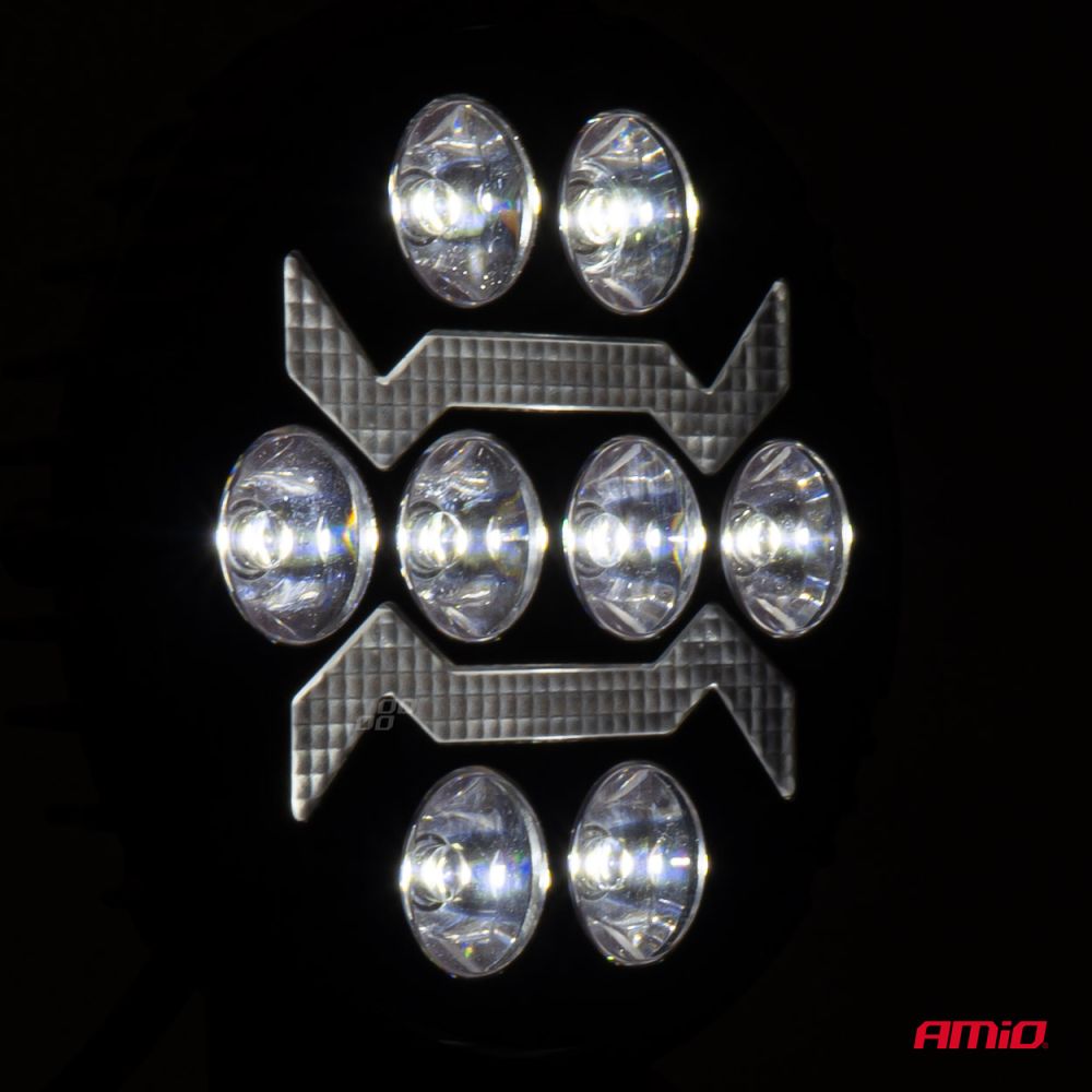 Amio - ΠΡΟΒΟΛΕΑΣ ΕΡΓΑΣΙΑΣ ΣΤΡΟΓΓΥΛΟΣ LED 54W 9-36V 10.000lm 6.500K AWL69 - 1 ΤΕΜ. (04210/AM)
