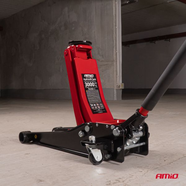 Amio - ΓΡΥΛΟΣ ΥΔΡΑΥΛΙΚΟΣ ΜΕ ΡΟΔΕΣ 3.000KG (ΥΨΟΣ 75-510mm) - 1 Τεμ. (04215/AM)