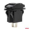Amio - Πρίζα με 2 Θύρες USB και Καπάκι 12/24V Αδιάβροχη Μακρόστενο Σχήμα με Κόκκινο LED Φως Μαύρη - 1 τεμ. (04228/AM)