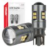 Amio - ΛΑΜΠΑΚΙΑ T10 W5W 12V/24V LED CAN-BUS 16xSMD 2016 ΛΕΥΚΟ ΦΩΣ 5.500K (ΣΕ ΧΡΩΜΑ ΧΡΩΜΙΟΥ) - 2 ΤΕΜ. (04234/AM)