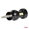 Amio - ΛΑΜΠΑΚΙΑ LED T15 W16W 12V/24V LED CAN-BUS 15xSMD 2835 ΛΕΥΚΟ ΦΩΣ 5.500K (ΣΕ ΧΡΩΜΑ ΜΑΥΡΟ) - 2 ΤΕΜ. (04245/AM)