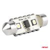 Amio - ΛΑΜΠΑΚΙΑ ΠΛΑΦΟΝΙΕΡΑΣ 36mm 12/24V C5W 5500K 12xSMD 3838 CAN-BUS FESTOON (ΛΕΥΚΟ) - 2 ΤΕΜ. (04248/AM)
