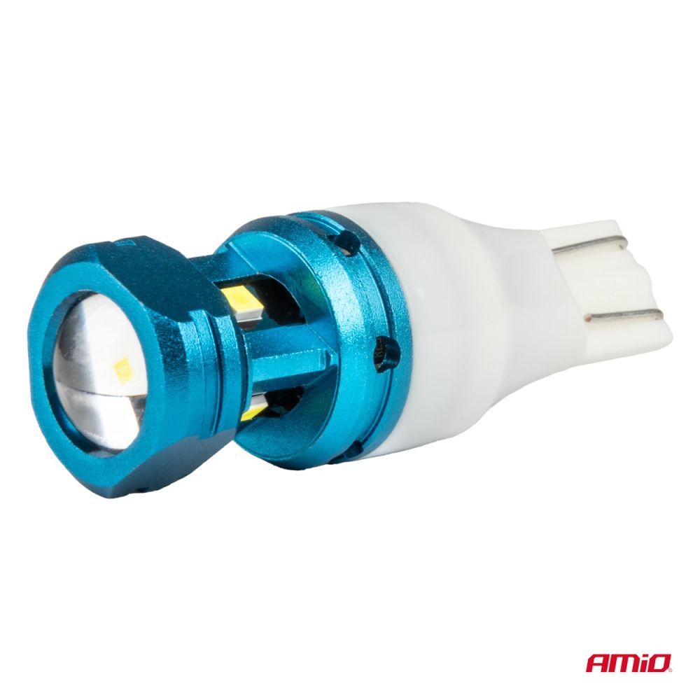 Amio - Λάμπες LED CANBUS T15 (W16W) 4SMD 1860XS Λευκή 6000K 12V/24V για Φώτα Όπισθεν, Πινακίδας & Χώρου Αποσκευών - 2τεμ. (04251/AM)