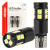 Amio - ΛΑΜΠΑΚΙΑ T10 W5W 12V/24V LED CAN-BUS 13xSMD 3030 ΛΕΥΚΟ 5500K - 2 ΤΕΜ. (04259/AM)