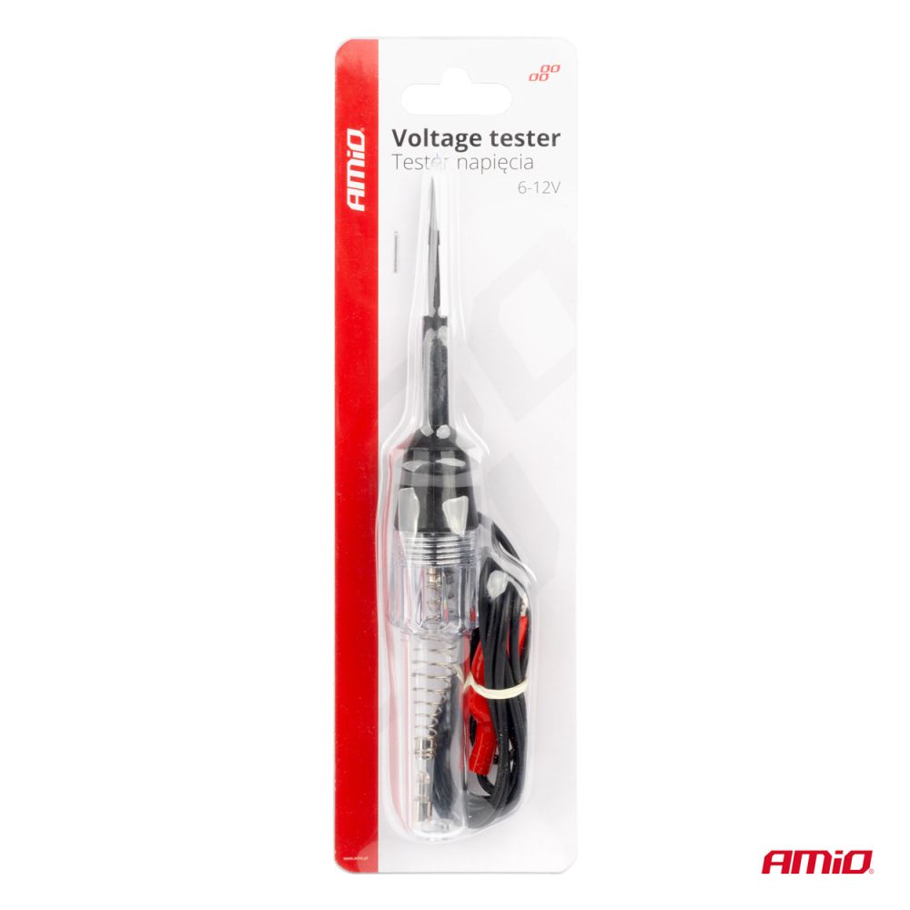 Amio - ΔΟΚΙΜΑΣΤΙΚΟ ΜΕΤΑΛΛΙΚΟ ΚΑΤΣΑΒΙΔΙ 6/24V (ΑΚΙΔΑ) ΜΕ ΚΑΛΩΔΙΟ ΚΑΙ ΚΡΟΚΟΔΕΙΛΑΚΙ - 1 ΤΕΜ. (04272/AM)
