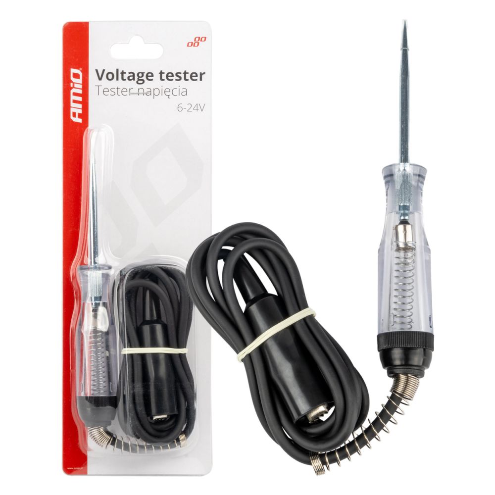 Amio - ΔΟΚΙΜΑΣΤΙΚΟ ΚΑΤΣΑΒΙΔΙ 6/24V (ΑΚΙΔΑ) HEAVY DUTY ΜΕ ΚΑΛΩΔΙΟ ΚΑΙ ΚΡΟΚΟΔΕΙΛΑΚΙ - 1 ΤΕΜ. (04273/AM)