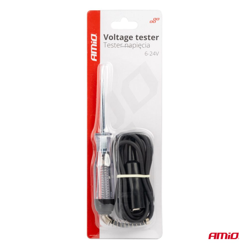 Amio - ΔΟΚΙΜΑΣΤΙΚΟ ΚΑΤΣΑΒΙΔΙ 6/24V (ΑΚΙΔΑ) HEAVY DUTY ΜΕ ΚΑΛΩΔΙΟ ΚΑΙ ΚΡΟΚΟΔΕΙΛΑΚΙ - 1 ΤΕΜ. (04273/AM)