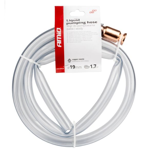 ΛΑΣΤΙΧΟ ΑΝΑΡΡΟΦΗΣΗΣ ΚΑΥΣΙΜΟΥ & ΥΓΡΩΝ ΑΣΦΑΛΕΙΑΣ (ΚΛΕΦΤΗΣ ΒΕΝΖΙΝΗΣ) ΜΕ ΣΤΟΜΙΟ ΧΑΛΚΟΥ 1,7m Φ19mm AMIO - 1 Τεμ. ΛΑΣΤΙΧΟ ΑΝΑΡΡΟΦΗΣΗΣ ΚΑΥΣΙΜΟΥ & ΥΓΡΩΝ ΑΣΦΑΛΕΙΑΣ (ΚΛΕΦΤΗΣ ΒΕΝΖΙΝΗΣ) ΜΕ ΣΤΟΜΙΟ ΧΑΛΚΟΥ 1,7m Φ19mm AMIO - 1 Τεμ.