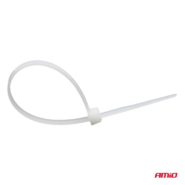 ΔΕΜΑΤΙΚΑ/ΔΕΤΙΚΑ ΚΑΛΩΔΙΩΝ TIE WRAP (ΤΑΙΡΑΠ) 2.5 x 150mm (ΛΕΥΚΟ)  ΑΜΙΟ - 100 ΤΕΜ.