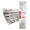 Amio - ΔΕΜΑΤΙΚΑ/ΔΕΤΙΚΑ ΚΑΛΩΔΙΩΝ TIE WRAP (ΤΑΙΡΑΠ) ΜΕΤΑΛΛΙΚΑ 4,6 x 400mm - 100 ΤΕΜ. (04325/AM)