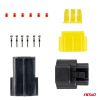 Amio - ΦΙΣΑ ΣΥΝΔΕΣΗΣ ΜΕ ΥΠΟΔΟΧΗ 3 PIN Φ2,2mm ΑΔΙΑΒΡΟΧΗ - 1 τεμ. (04347/AM)
