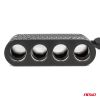 Amio - ΑΝΤΑΠΤΟΡΑΣ ΑΝΑΠΤΗΡΑ 12/24V 120W ΜΑΥΡΟΣ - 4 ΘΕΣΕΙΣ - 2xUSB-A + 1xUSB-C - ΚΑΛΩΔΙΟ 80cm - 1 Τεμ. (04367/AM)
