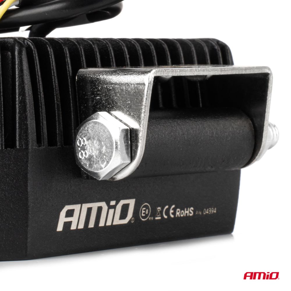 Amio - ΠΡΟΒΟΛΕΑΣ ΕΡΓΑΣΙΑΣ ΤΕΤΡΑΓΩΝΟΣ LED 30W 9>50V 3 ΧΡΗΣΕΩΝ ΛΕΥΚΟ/ΠΟΡΤΟΚΑΛΙ ΦΩΣ 110x110x52mm - 1 Τεμ. (04394/AM)