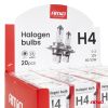 Amio Σετ Λαμπτήρων Αλογόνου H4 12V 60/55W με UV Φίλτρο (E8) 20τεμ. (04401/AM)