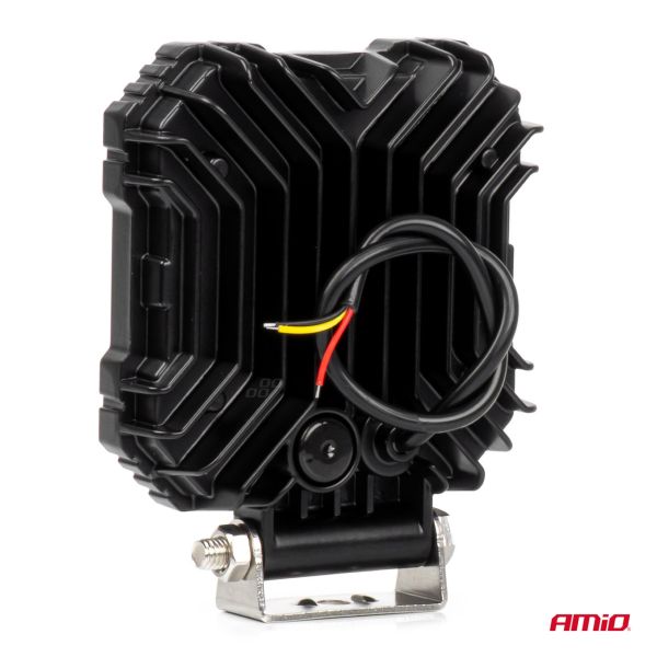 Amio - Προβολέας Εργασίας LED AWL79 SPOT 48W 3000lm 6500K με Λευκό + Κίτρινο φώς προειδοποίησης  9/36V - 1 τεμ. (04423/AM)