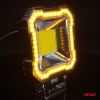 Amio - Προβολέας Εργασίας LED AWL82 FLOOD 48W 3600lm 6500K με σταθερή Κίτρινη LED μπάρα – 9–36V - 1 τεμ. (04426/AM)