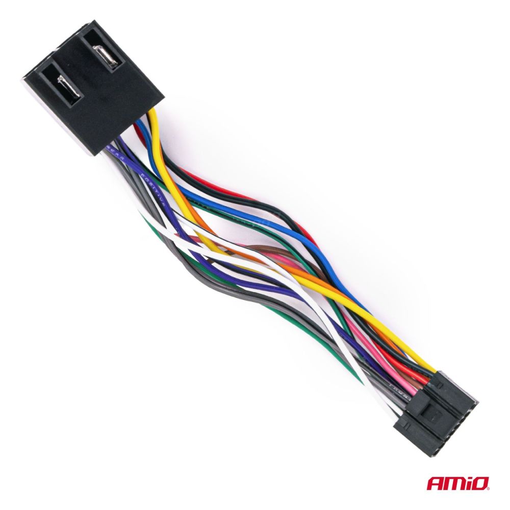 Amio - Αντάπτορας Ραδιοφώνου Android σε ISO 12V έως 5A – CCA, Για Συστήματα Multimedia Αυτοκινήτου - 1 τεμ. (04442/AM)