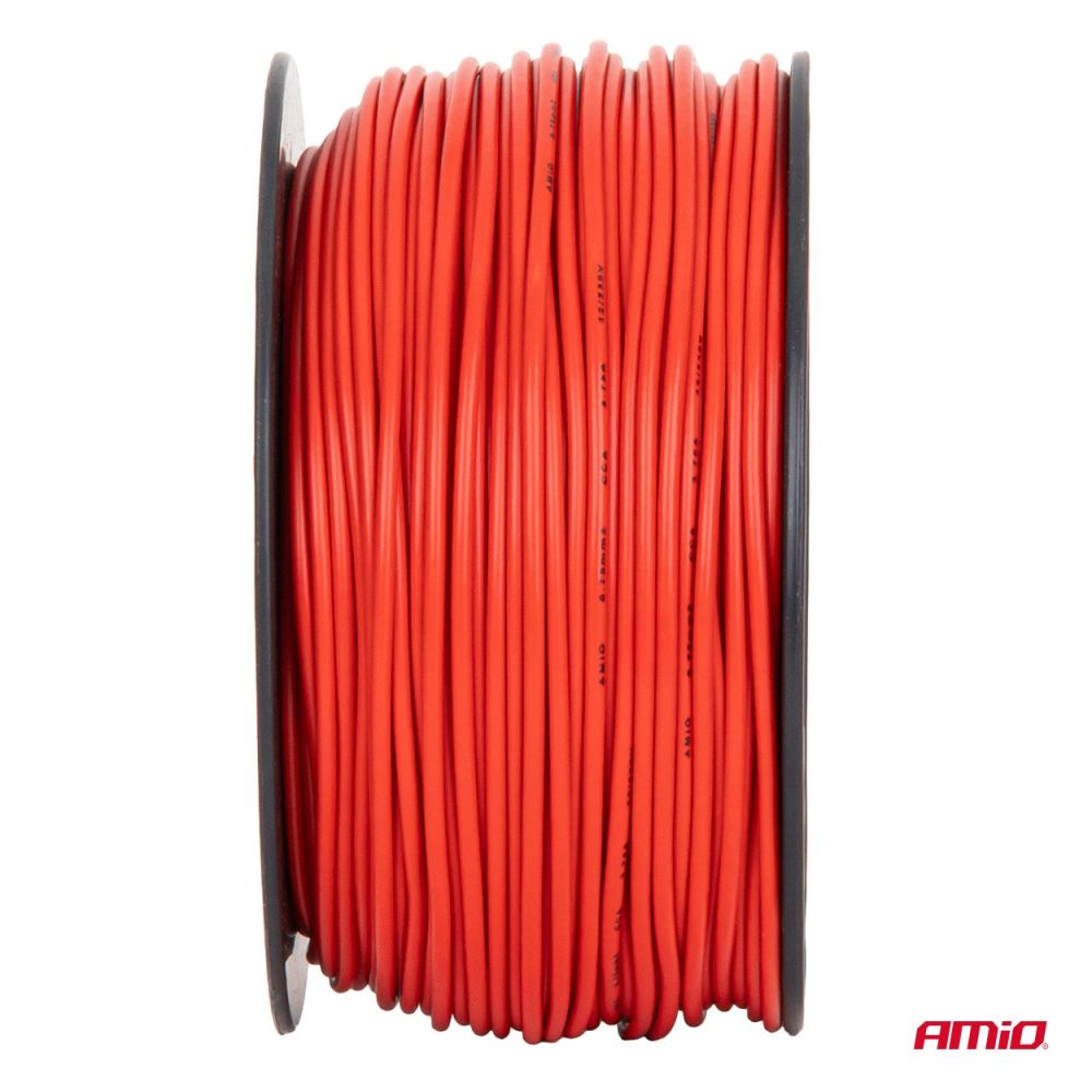 Amio - Μονόκλωνο Καλώδιο Εγκατάστασης CCA 1×0,75mm² 100m – 12/230V - 1 τεμ. (04450/AM)