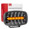Amio - Προβολέας Εργασίας LED Oval με Ενσωματωμένο Φλας 109W 7000lm 9/36V για Φορτηγά Γεωργικά Μηχανήματα και Off-Road Οχήματα - 1 τεμ. (04535/AM)