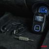 Amio - Bluetooth Δέκτης (Receiver) BTR-03 για Ασύρματη Μετάδοση Ήχου με υποδοχή Mini Jack 3.5mm και Οθόνη LCD - 1 τεμ. (04659/AM)