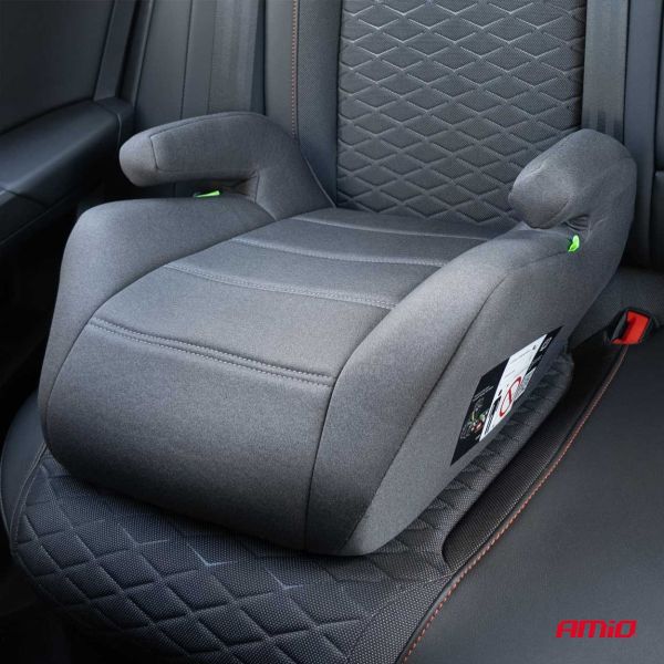 Amio - Παιδικό Κάθισμα Αυτοκινήτου Booster τύπου Safe I-SIZE κατάλληλο για ύψος 125-150cm ECE R129 γκρι για Επιβατικά Αυτοκίνητα - 1 τεμ. (04661/AM)