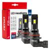 Amio - Λαμπτήρες LED F25 PRO Black Edition HB4 (9006) 68W 12-24V Full CAN Bus με Φωτεινότητα 7646lm σε Ψυχρό Λευκό 6000K για Επιβατικά Αυτοκίνητα & Φορτηγά - Σετ 2 τεμ. (04723/AM)