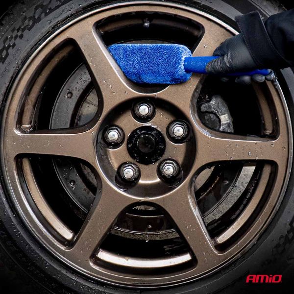 AMiO - Βούρτσα Καθαρισμού Ζαντών διάσταση 5x6x28cm υλικό Μικροΐνες - 1 Τεμάχιο (04728/AM)