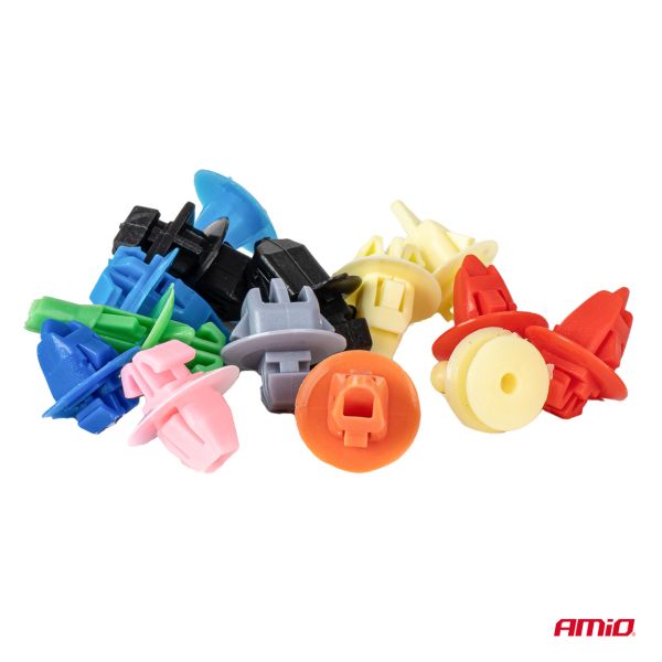 Amio – Κλιπς Αμαξώματος Αυτοκινήτου Σετ 435 Τεμ. με Εργαλεία για Σταθερή Τοποθέτηση & Πλήρη Επισκευή – 1 Σετ (04744/AM)