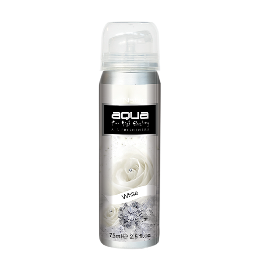 Aqua - ΑΡΩΜΑΤΙΚΟ ΑΥΤΟΚΙΝΗΤΟΥ ΣΕ ΣΠΡΕΙ (SPRAY) ΜΕ ΑΡΩΜΑ WHITE MUSK FLOWERS SERIES 75ml AQUA - 1 TEM. (10-205/AQ)