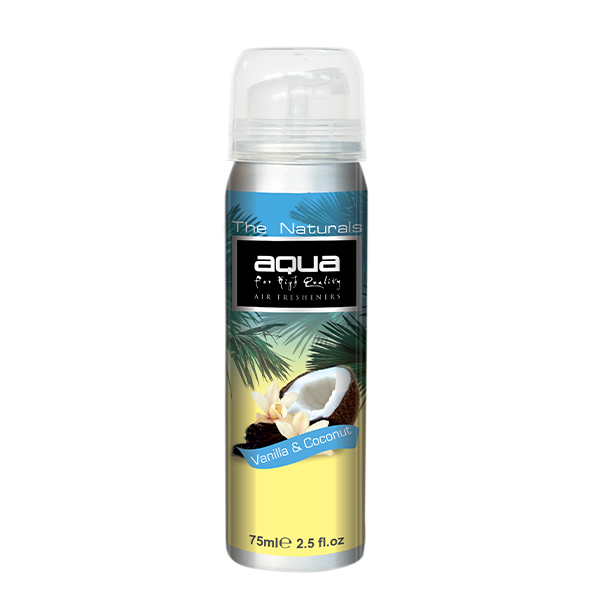 ΑΡΩΜΑΤΙΚΟ ΑΥΤΟΚΙΝΗΤΟΥ ΣΕ ΣΠΡΕΙ (SPRAY)  ΜΕ ΑΡΩΜΑ ΚΑΡΥΔΑ & ΒΑΝΙΛΙΑ FRUITS SERIES 75ml AQUA - 1 TEM. ΑΡΩΜΑΤΙΚΟ ΑΥΤΟΚΙΝΗΤΟΥ ΣΕ ΣΠΡΕΙ (SPRAY)  ΜΕ ΑΡΩΜΑ ΚΑΡΥΔΑ & ΒΑΝΙΛΙΑ FRUITS SERIES 75ml AQUA - 1 TEM.