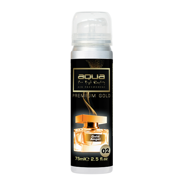 ΑΡΩΜΑΤΙΚΟ ΑΥΤΟΚΙΝΗΤΟΥ ΣΕ ΣΠΡΕΙ (SPRAY)  ΜΕ ΑΡΩΜΑ GOLD ANGEL PREMIUM GOLD SERIES 75ml AQUA - 1 TEM. ΑΡΩΜΑΤΙΚΟ ΑΥΤΟΚΙΝΗΤΟΥ ΣΕ ΣΠΡΕΙ (SPRAY)  ΜΕ ΑΡΩΜΑ GOLD ANGEL PREMIUM GOLD SERIES 75ml AQUA - 1 TEM.