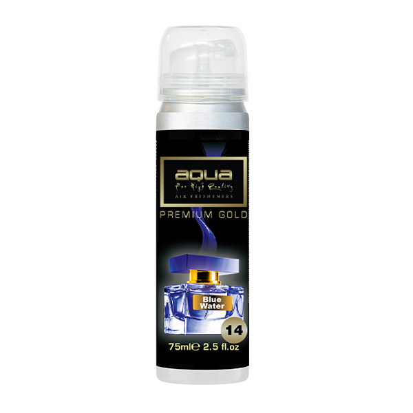 ΑΡΩΜΑΤΙΚΟ ΑΥΤΟΚΙΝΗΤΟΥ ΣΕ ΣΠΡΕΙ (SPRAY)  ΜΕ ΑΡΩΜΑ BLUE WATER PREMIUM GOLD SERIES 75ml AQUA - 1 TEM. ΑΡΩΜΑΤΙΚΟ ΑΥΤΟΚΙΝΗΤΟΥ ΣΕ ΣΠΡΕΙ (SPRAY)  ΜΕ ΑΡΩΜΑ BLUE WATER PREMIUM GOLD SERIES 75ml AQUA - 1 TEM.