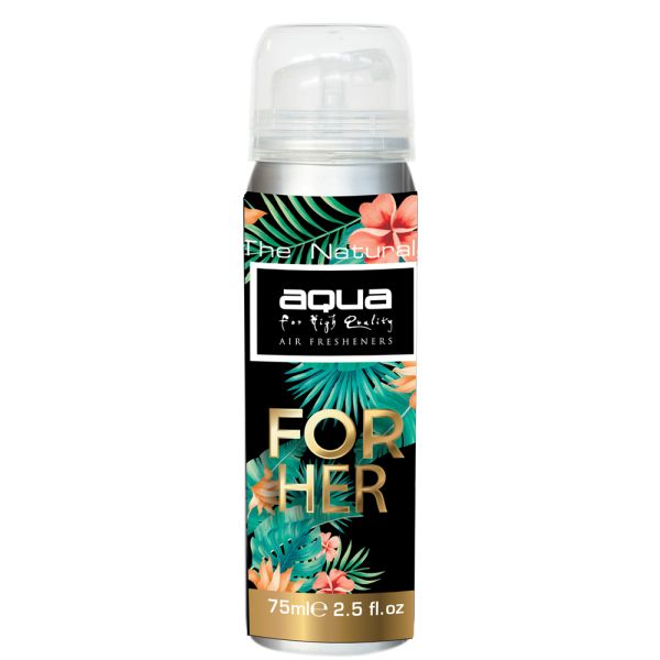 ΑΡΩΜΑΤΙΚΟ ΑΥΤΟΚΙΝΗΤΟΥ ΣΕ ΣΠΡΕΙ (SPRAY) ΜΕ ΑΡΩΜΑ FOR HER AQUA SERIES 75ml AQUA - 1 TEM. ΑΡΩΜΑΤΙΚΟ ΑΥΤΟΚΙΝΗΤΟΥ ΣΕ ΣΠΡΕΙ (SPRAY) ΜΕ ΑΡΩΜΑ FOR HER AQUA SERIES 75ml AQUA - 1 TEM.