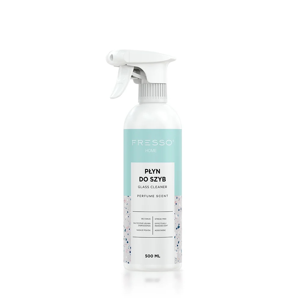 Fresso - Καθαριστικό Τζαμιών 500 ml με Ψεκαστήρα για Τζάμια, Καθρέπτες και Επιφάνειες Χρωμίου χωρίς Γραμμές - 1 Τεμ. (390365/FRE)