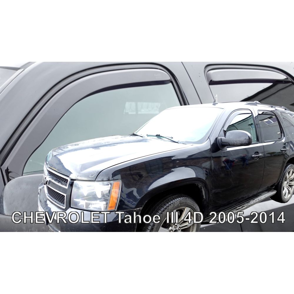 Heko – Ανεμοθραύστες Παραθύρων για Chevrolet Tahoe SUV 4πορτο 2005 > 2014 (Εμπρός & Πίσω) – 4 Τεμ. (ANEM.SET10554)