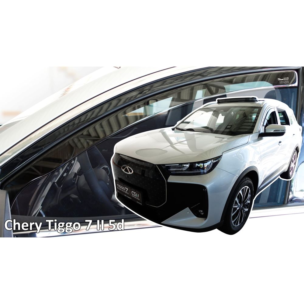 Heko - Ανεμοθραύστες Παραθύρων Για Chery Tiggo 7 II Gen 2020 > 5πορτο υλικό Acrylic Χρώμα Φιμέ - 2 τεμ. (ΑΝΕΜ.10803)