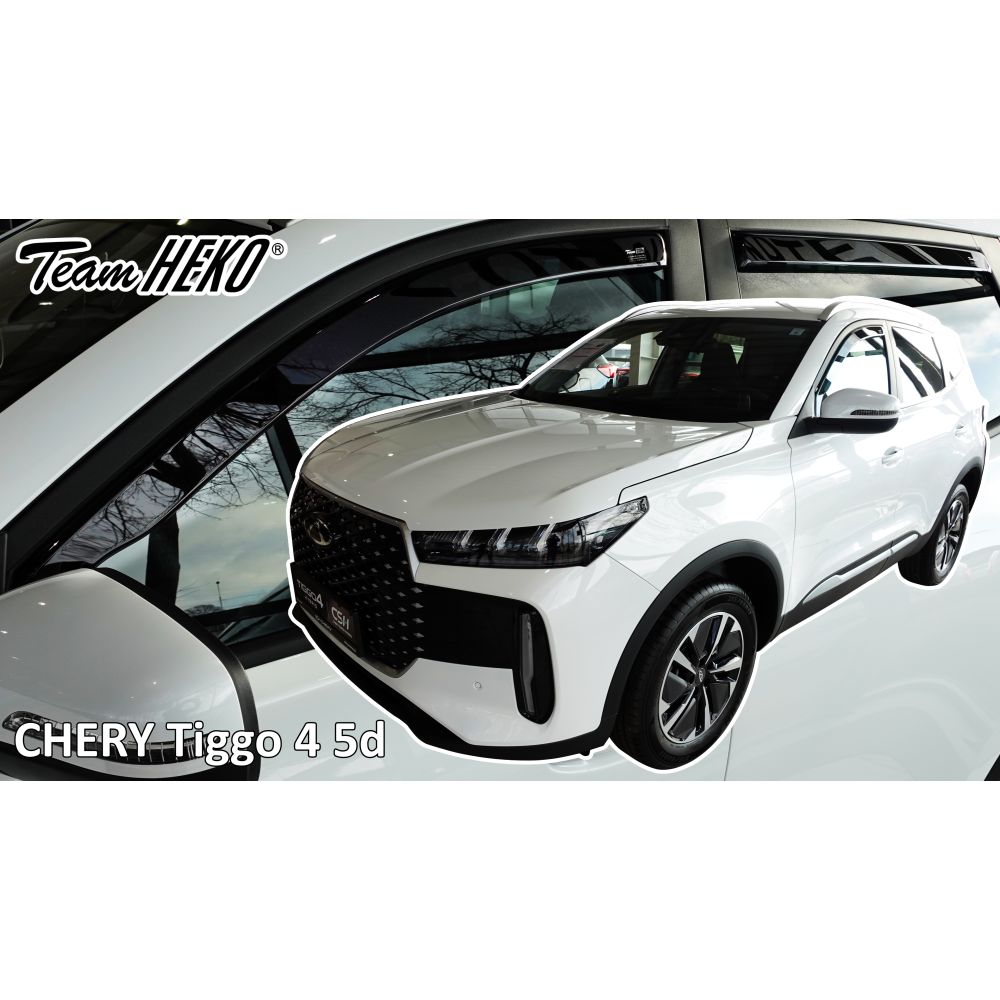 Heko – Ανεμοθραύστες Παραθύρων για Chery Tiggo 4 5πορτο 2024 > (Εμπρός & Πίσω) – 4 Τεμ. (ANEM.SET10808)