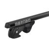MENABO ΜΠΑΡΕΣ ΟΡΟΦΗΣ ΑΛΟΥΜΙΝΙΟΥ SHERMAN BLACK 120 cm ΣΕ ΜΑΥΡΟ ΧΡΩΜΑ ΓΙΑ Volvo V40 Cross Country 5 doors 2013> ΜΕ RAISED RAILS (Παράλληλες Μπάρες με Κενό) - 2 ΤΕΜ. (12280/MB)