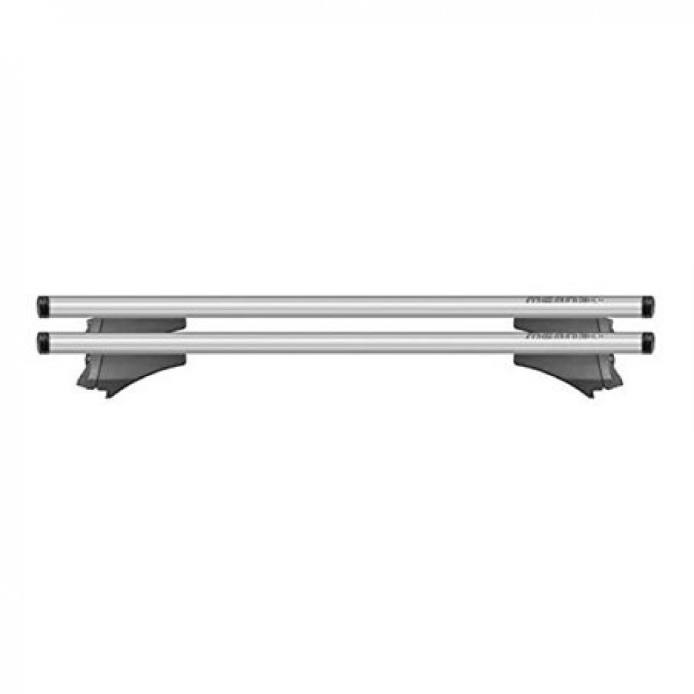 ΜΕΝΑΒΟ ΜΠΑΡΕΣ ΟΡΟΦΗΣ ΑΛΟΥΜΙΝΙΟΥ BLADE XL SILVER 130 cm ΜΕ ΑΚΡΑ ALFA HIGH ΓΙΑ Subaru Outback IV 5 doors 2009>2014 ΜΕ FLUSH RAILS - 2 ΤΕΜ. (12940/MB)