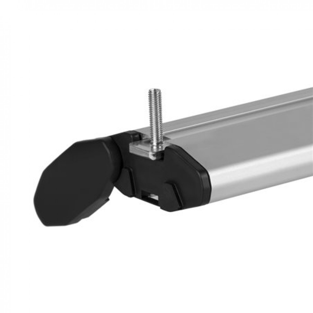 ΜΕΝΑΒΟ ΜΠΑΡΕΣ ΟΡΟΦΗΣ ΑΛΟΥΜΙΝΙΟΥ BLADE XL SILVER 130 cm ΜΕ ΑΚΡΑ ALFA HIGH ΓΙΑ Subaru Outback V 5 doors 2015> ΜΕ FLUSH RAILS - 2 ΤΕΜ. (12940/MB)
