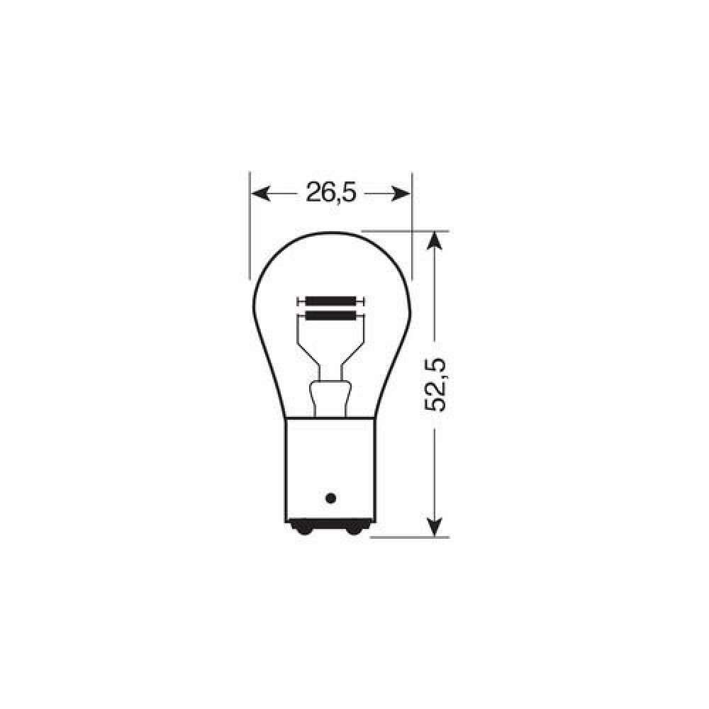 ΠΡΟΣΦΟΡΑ P21/5W 12V BAY15d ΔΙΠΟΛΙΚΟ BLU-XE  BLISTER - 2ΤΕΜ.