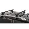 ΜΠΑΡΕΣ ΑΛΟΥΜΙΝΙΟΥ SONIC BLACK XL 130cm ΣΕ ΜΑΥΡΟ ΧΡΩΜΑ ΓΙΑ ΟΡΟΦΗ ΜΕ FLUSH ΚΑΙ RAISED RAILS MENABO - 2 ΤΕΜ.