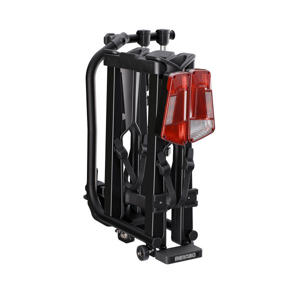 Menabo - Βάση Ποδηλάτου Κοτσαδόρου Orbit 2 για 2 ποδήλατα ή E-bike / Fat Bike Αναδιπλούμενη με Ανάκλιση / Μοχλό Γρήγορης Ασφάλισης / Αντάπτορα 13 pin - 1 τεμ. (14750/MB)