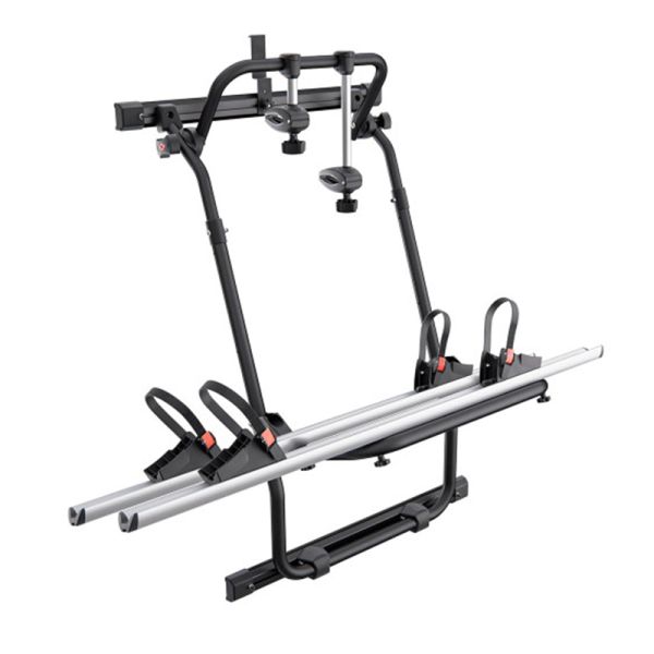 Menabo - Βάση Ποδηλάτου Πόρτας Πίσω Tremont B για 2 Ποδήλατα ή Fat Bikes για Van / Επαγγελματικά Οχήματα για Ασφαλή Μεταφορά Φορτίου - 1 Σετ (14810/MB)