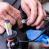 Amio – Βάση Ποδηλάτου Κοτσαδόρου TBC-02/2 για 2 E-Bike έως 60kg με Αναδίπλωση & Κλείδωμα για Ασφαλή Μεταφορά – 1 Τεμ. (02585/AM)