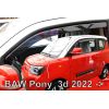 Heko - Ανεμοθραύστες Παραθύρων Για BAW Pony 2022 > 3πορτο υλικό Acrylic Χρώμα Φιμέ - 2 τεμ. (ΑΝΕΜ.15021)