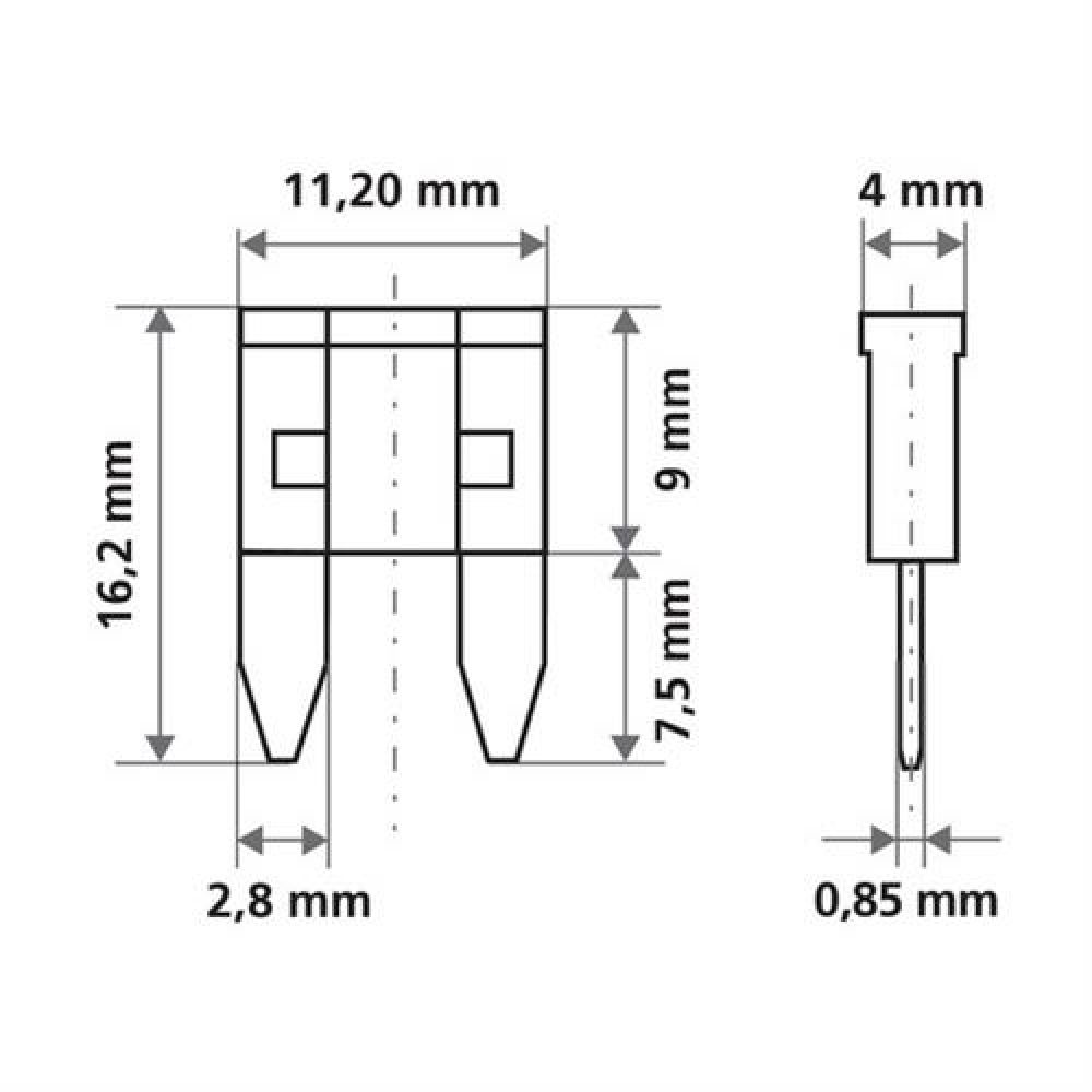 Ασφάλειες Mίνι 10A 12/24V SMART-LED 6τεμ.